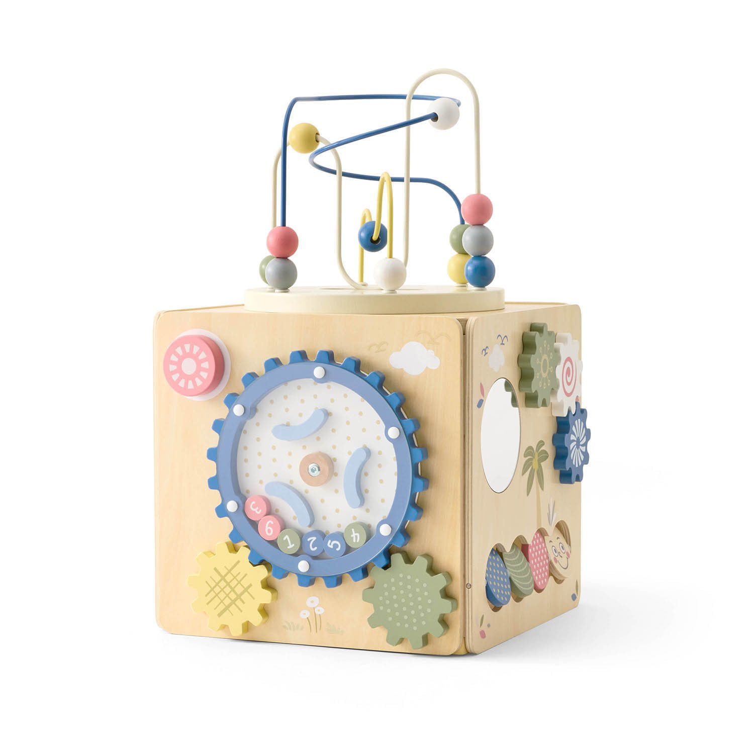 Member's Mark Large Wooden Activity Cube - Image 3