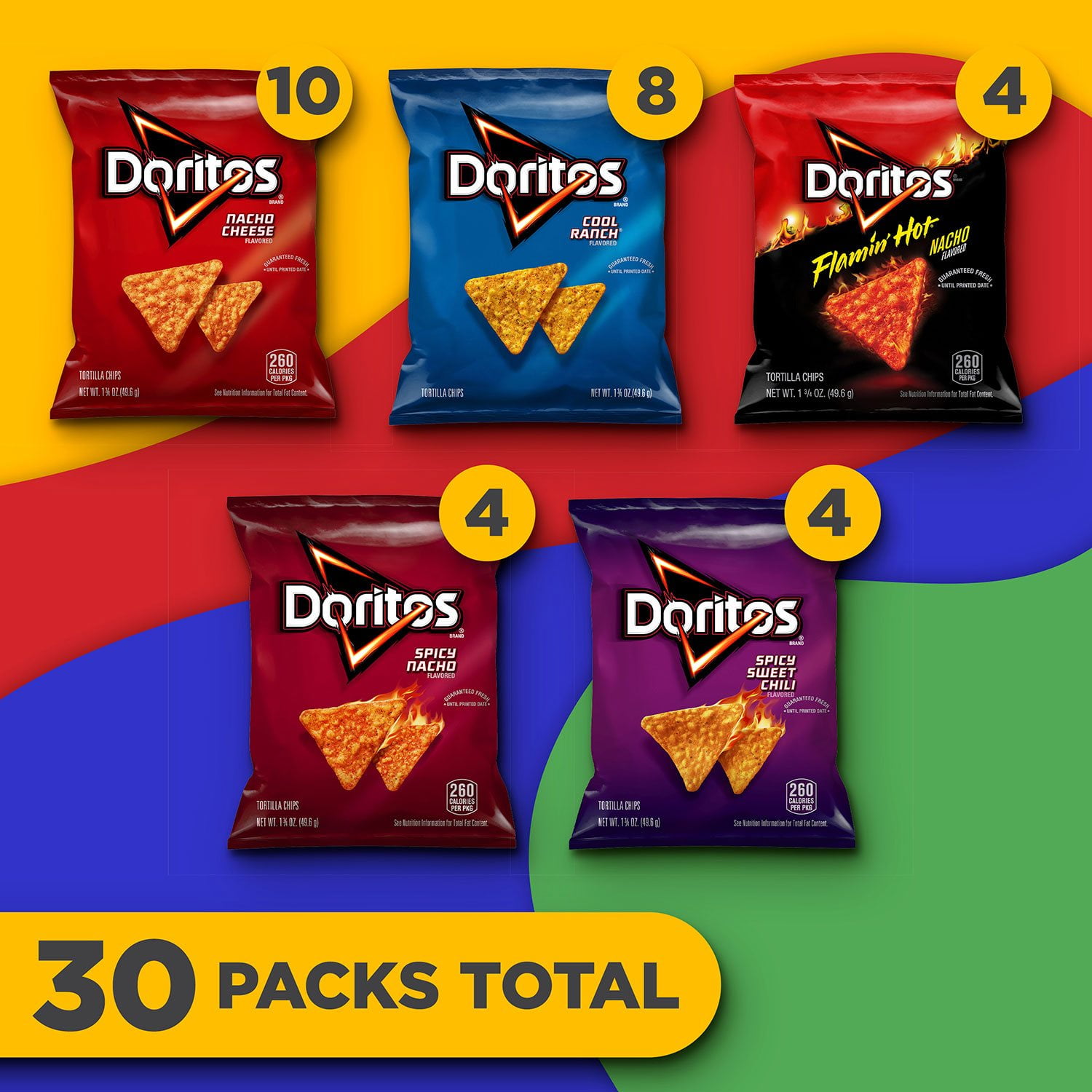 Doritos Mix Variety Pack Tortilla Chips, 30 pk. - Image 4