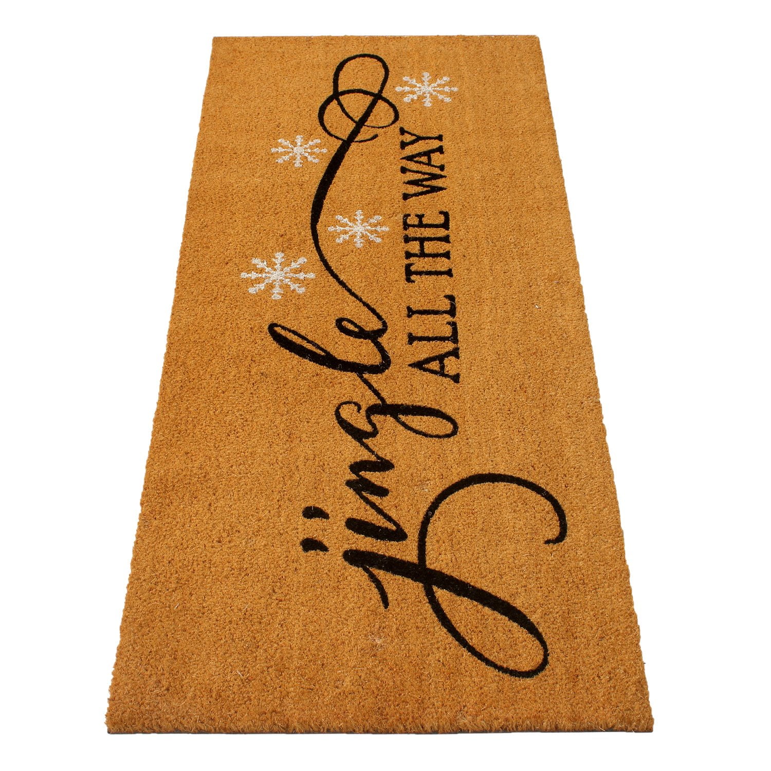 Member's Mark 23" x 57" Holiday Double Door Coir Mat, Jingle All the Way - Image 7