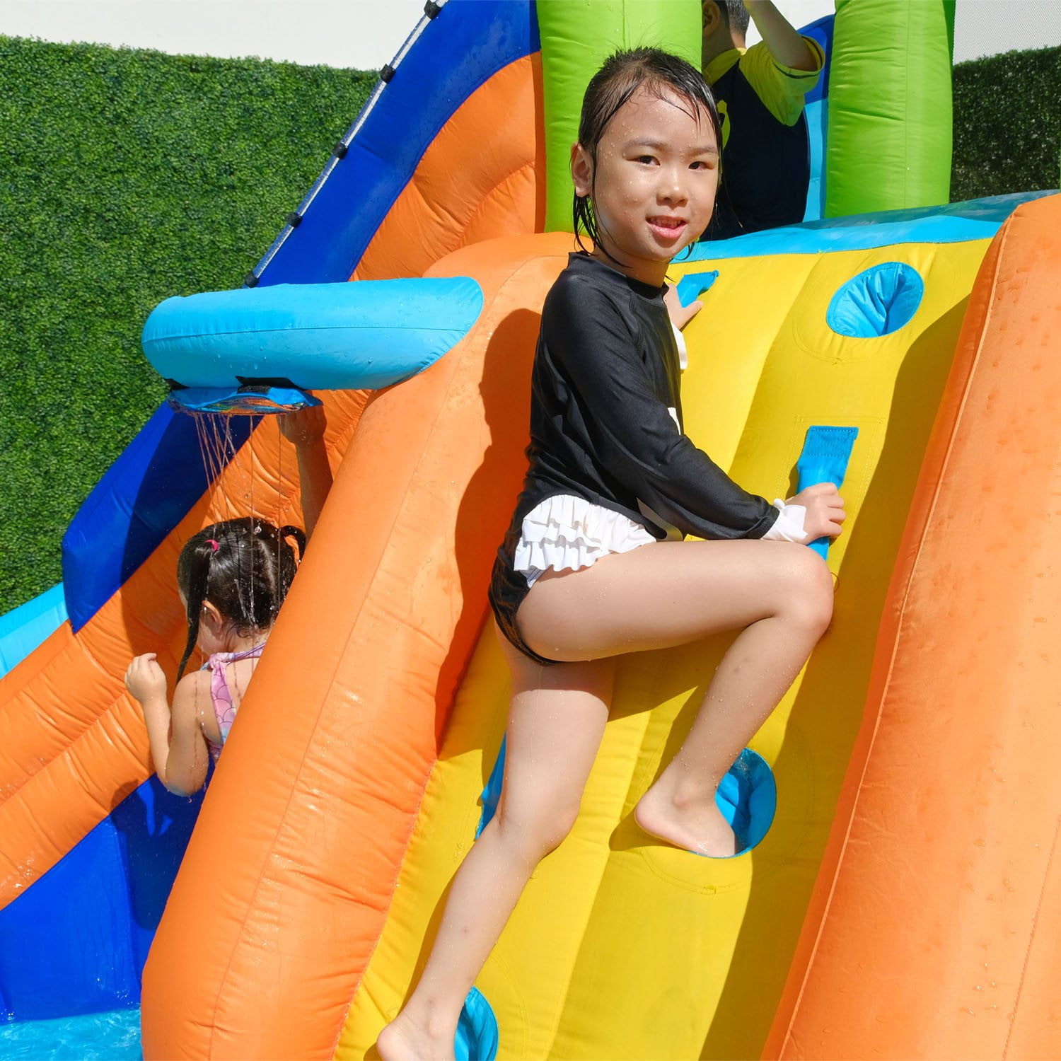 My 1st Water Slide Splash and Slide with Tunnel and Water Arch - Image 7