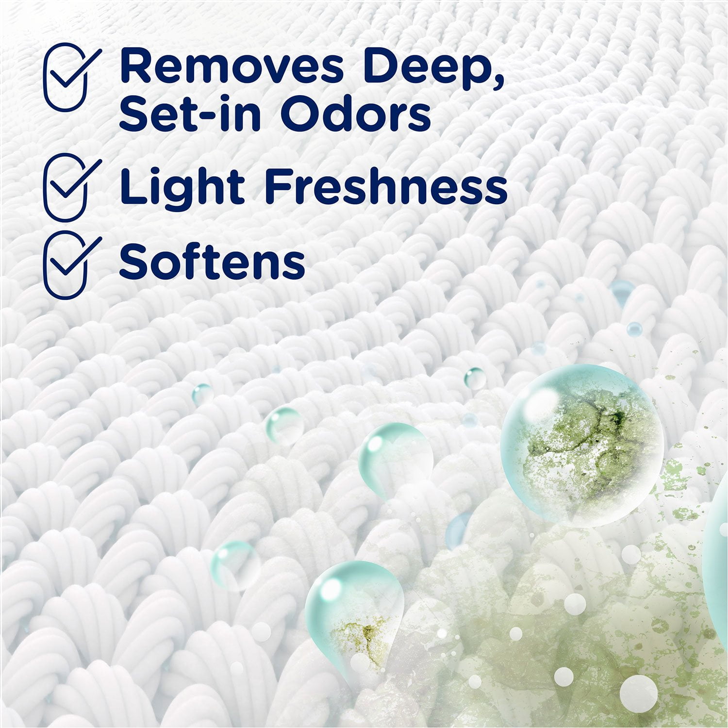 Downy Rinse & Refresh Laundry Fabric Rinse, Cool Cotton, 3 Bottles, 76.5 fl. oz. - Image 3