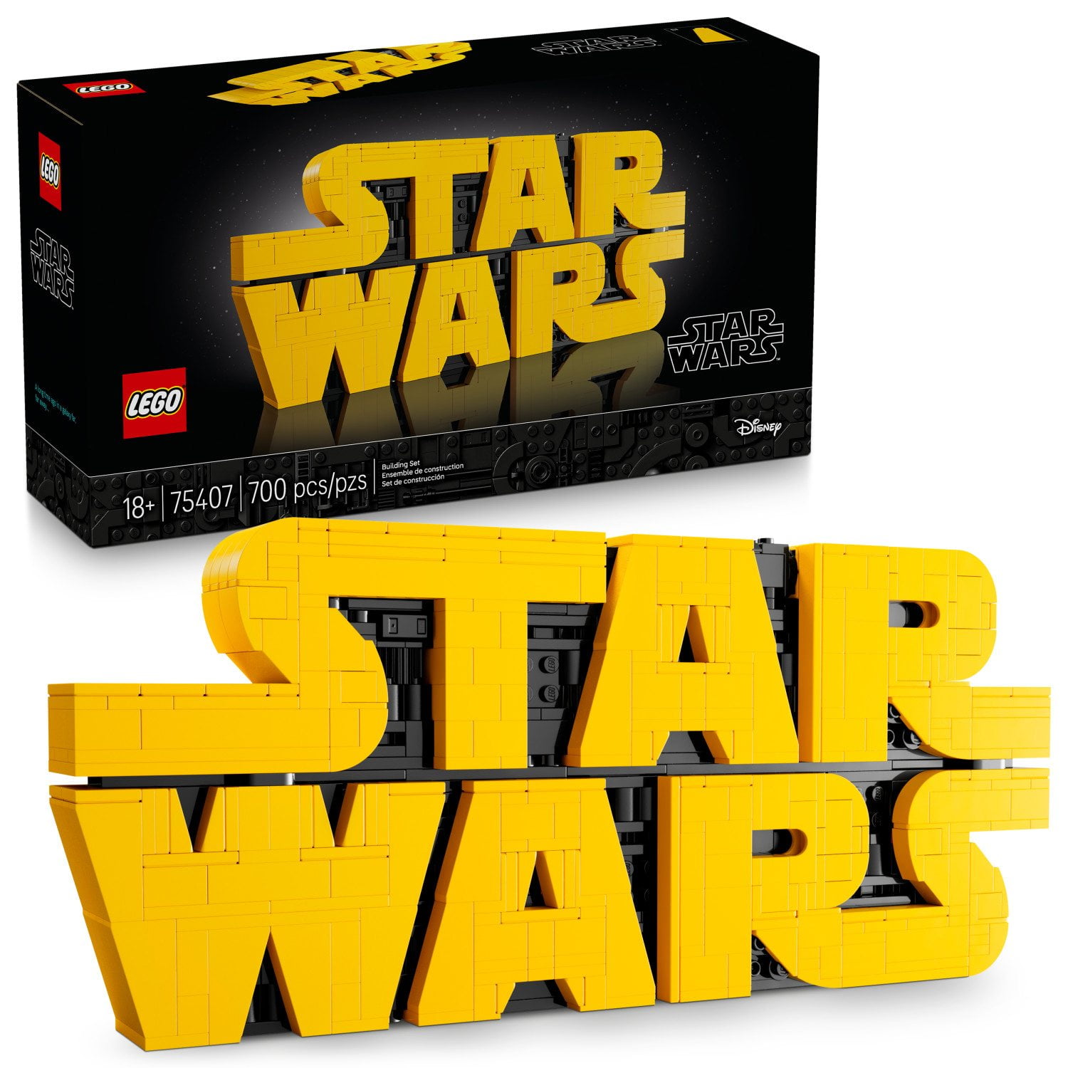 LEGO Star Wars Brick-Built Star Wars Logo Building Set, 700 pc.