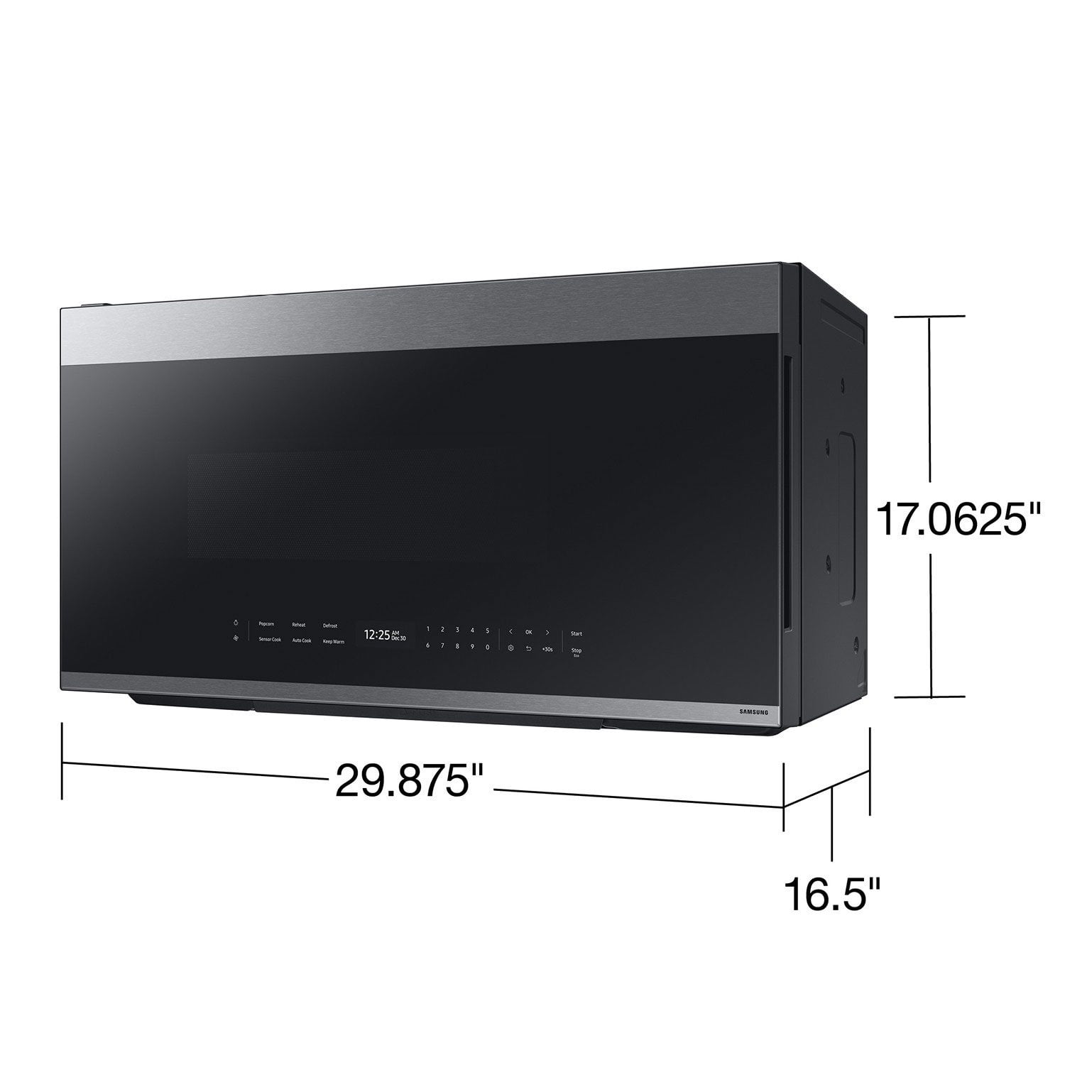 Samsung Bespoke 2.1 cu. ft. Over-the-Range Microwave - Image 3