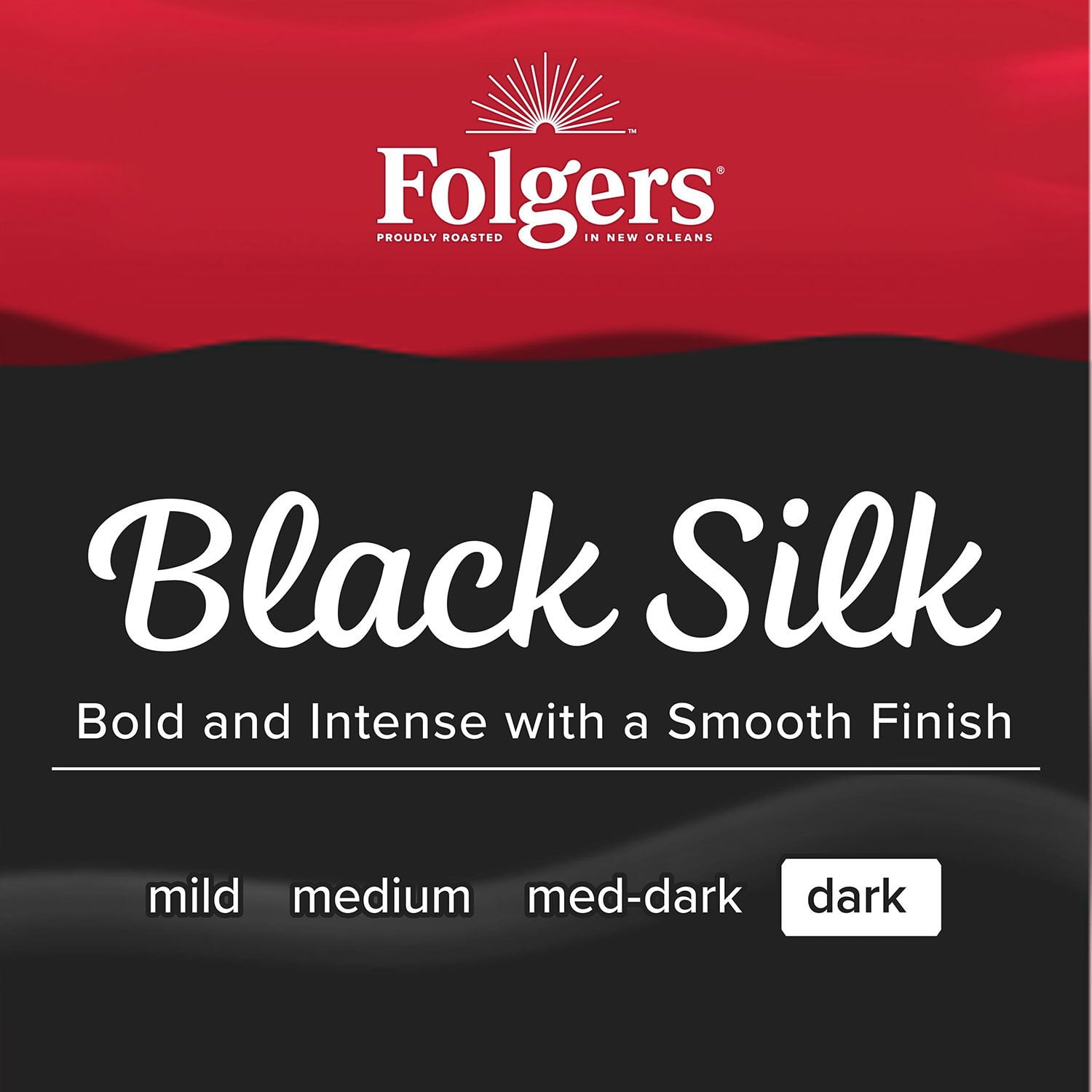 Folgers Dark Roast Ground Coffee, Black Silk, 40.3 oz. - Image 4
