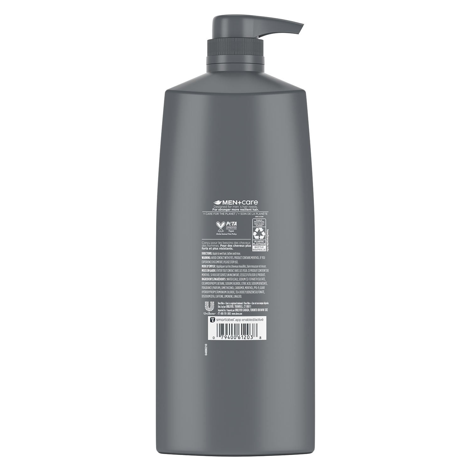 Dove Men+Care Fresh & Clean 2-in-1 Shampoo + Conditioner, 40 fl. oz. - Image 10