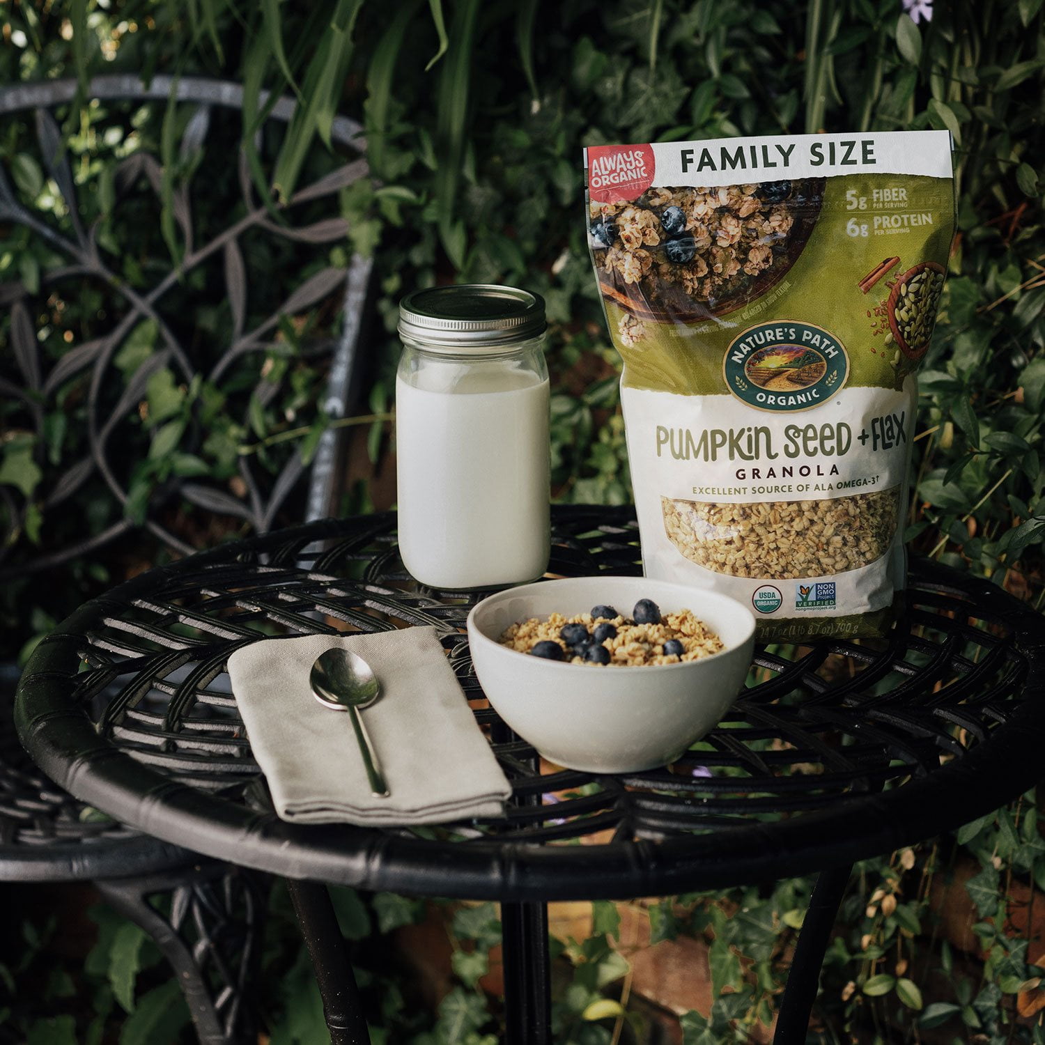 Nature's Path Organic Pumpkin Seed Plus Flax Granola, 35.3 oz. - Image 9