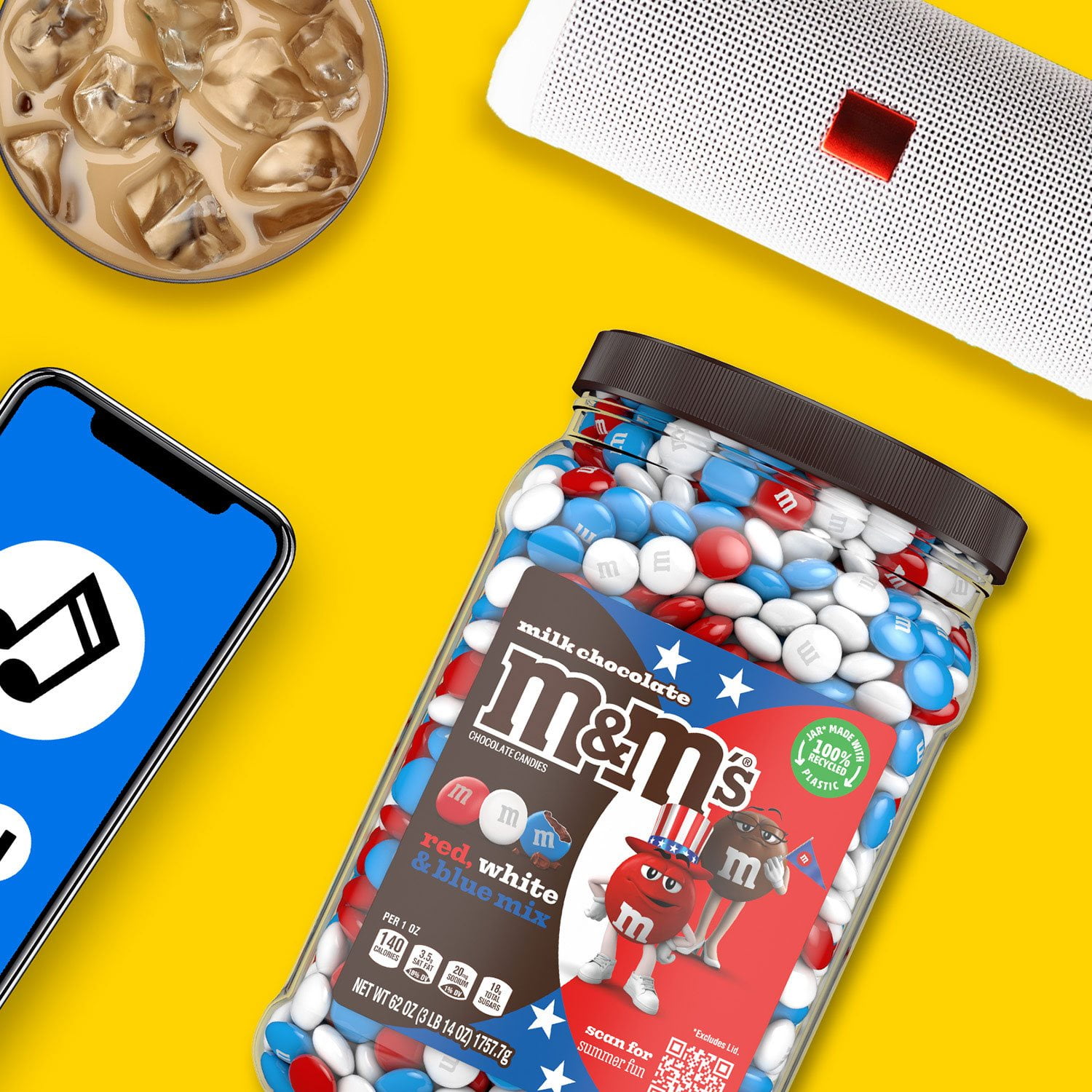 M&M's Patriotic Mix Milk Chocolate Candy, 62 oz. - Image 8