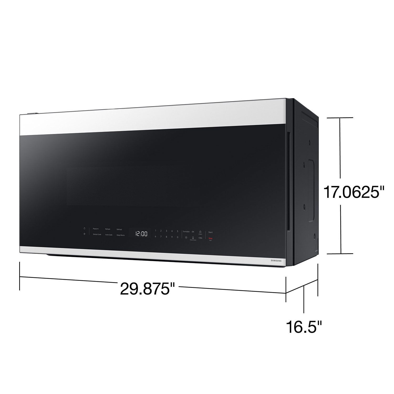 Samsung Bespoke 2.1 cu. ft. Over-the-Range Microwave - Image 3
