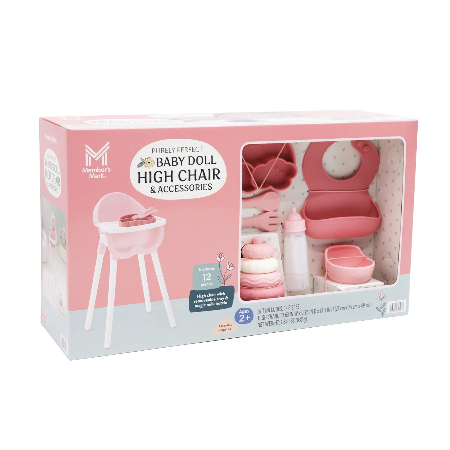 Member's Mark Baby Doll MealTime Set with Accessories - Image 2