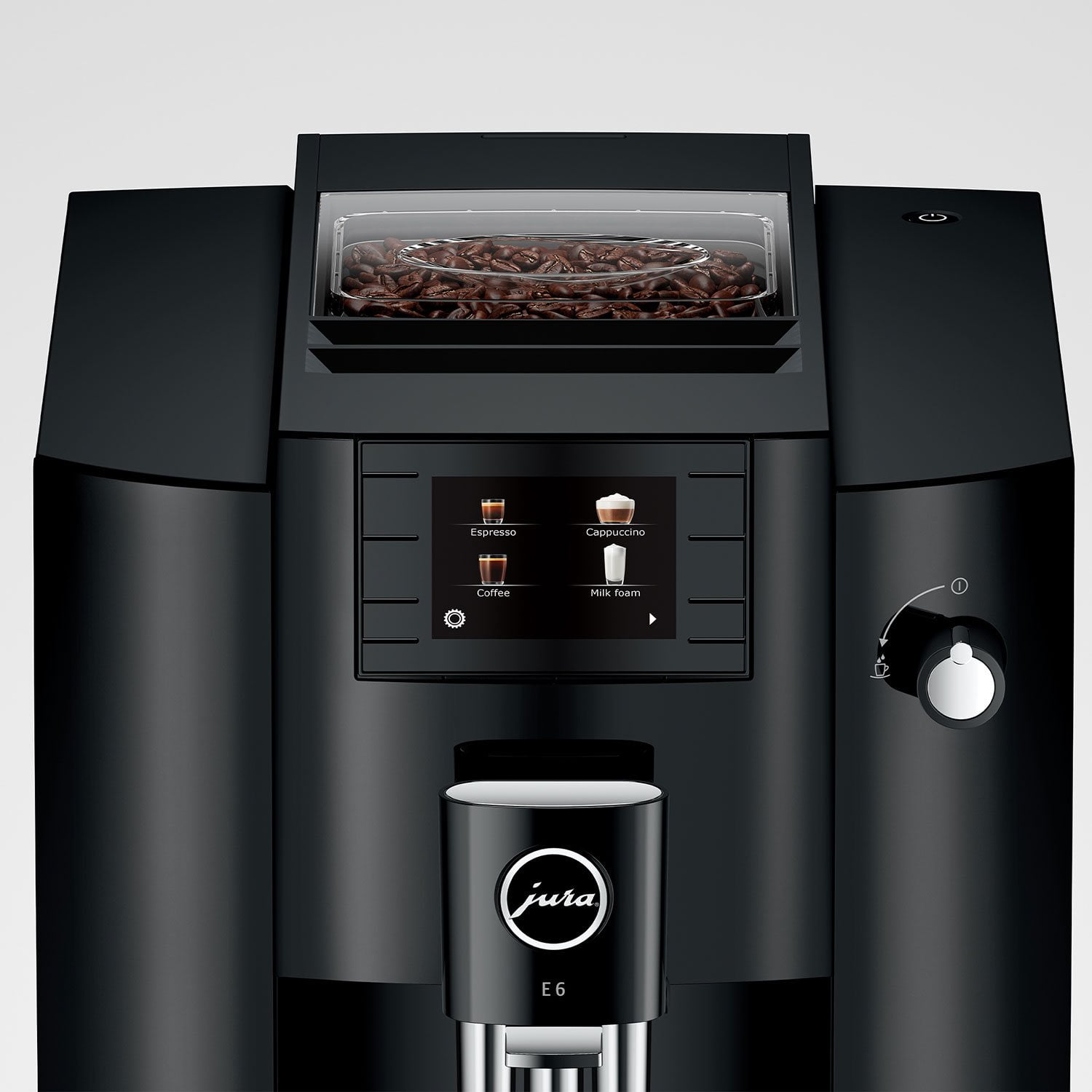Jura E6 Black Automatic Coffee Center with 11 Brewing Options - Image 2