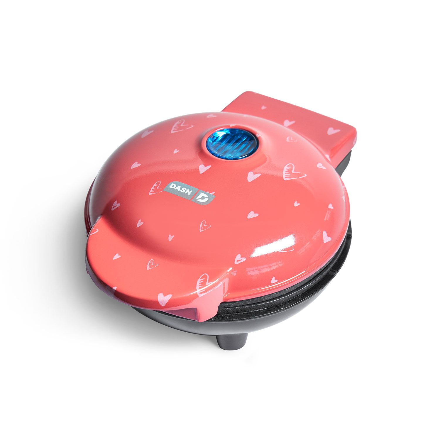 Dash Heart Miniature Waffle Maker with Heart Print Lid - Image 3
