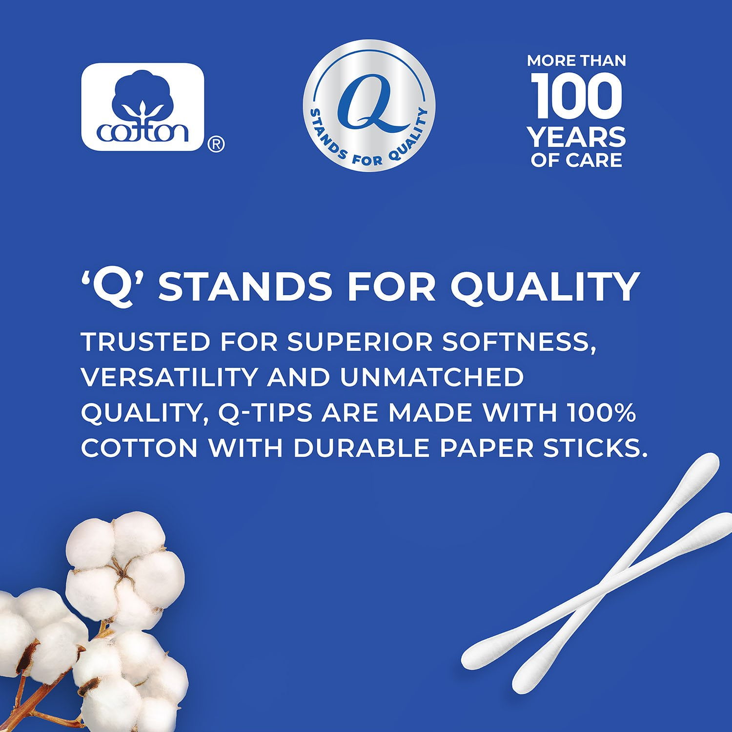 Q-tips Cotton Swabs, 1750 ct., 3 pk. - Image 4
