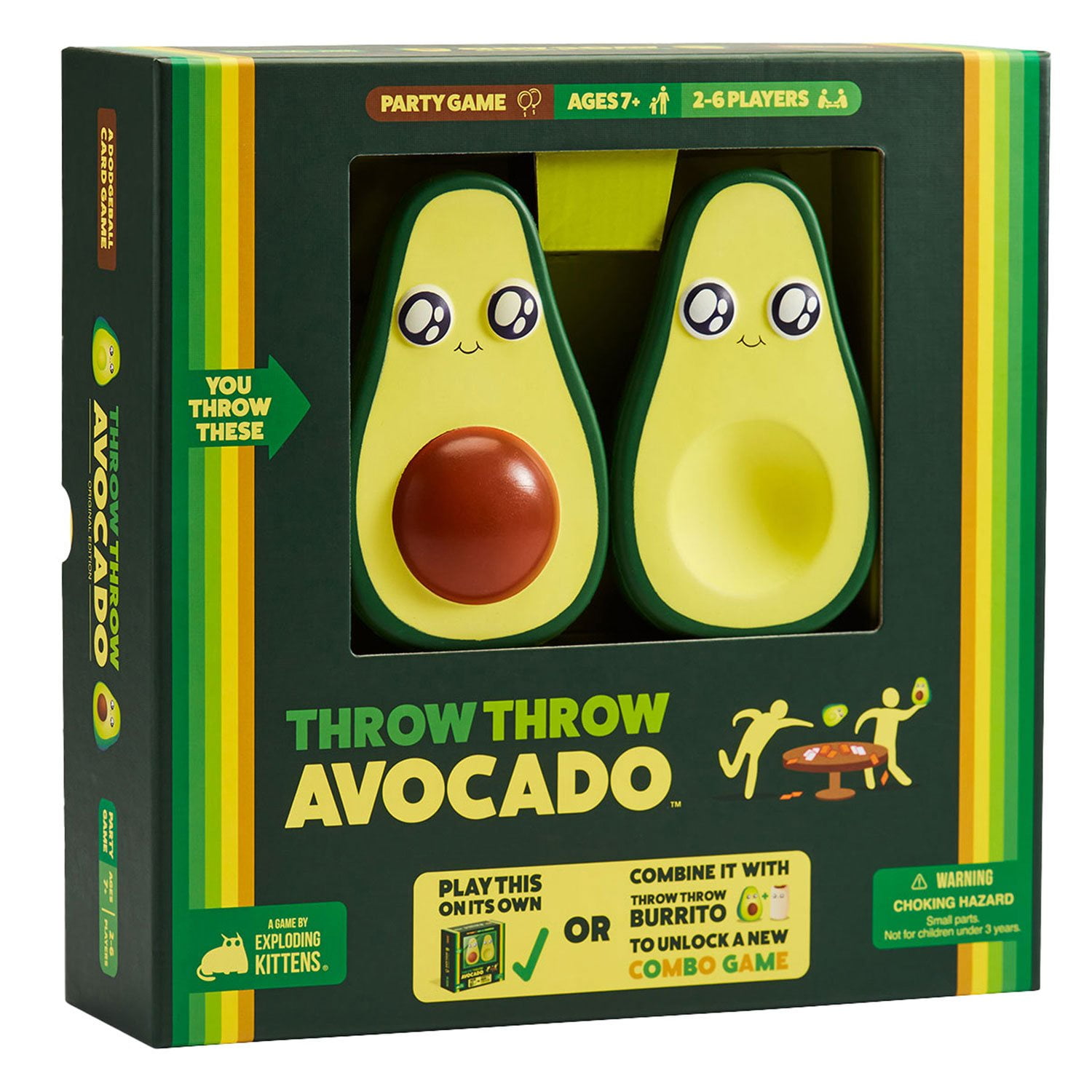 Exploding Kittens® Throw Throw Avocado® Card Game - Image 2