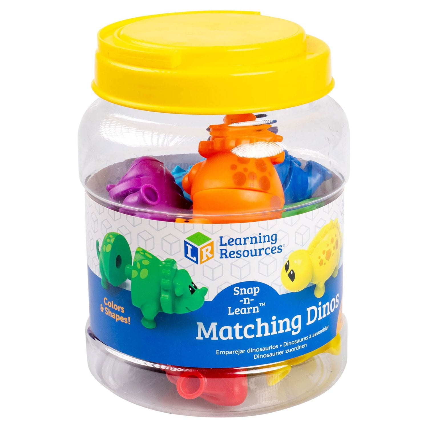 Learning Resources Snap-N-Learn Matching Dinos, Mixed Media - Image 2