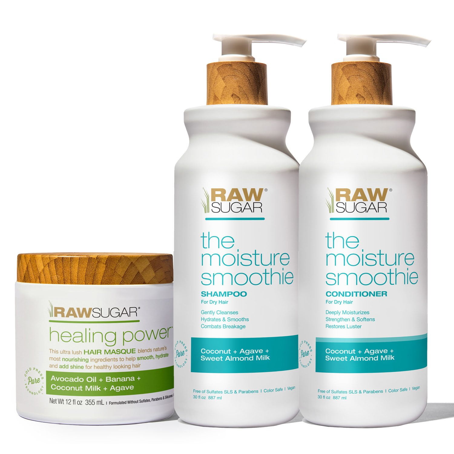 Raw Sugar Hair Care Kit