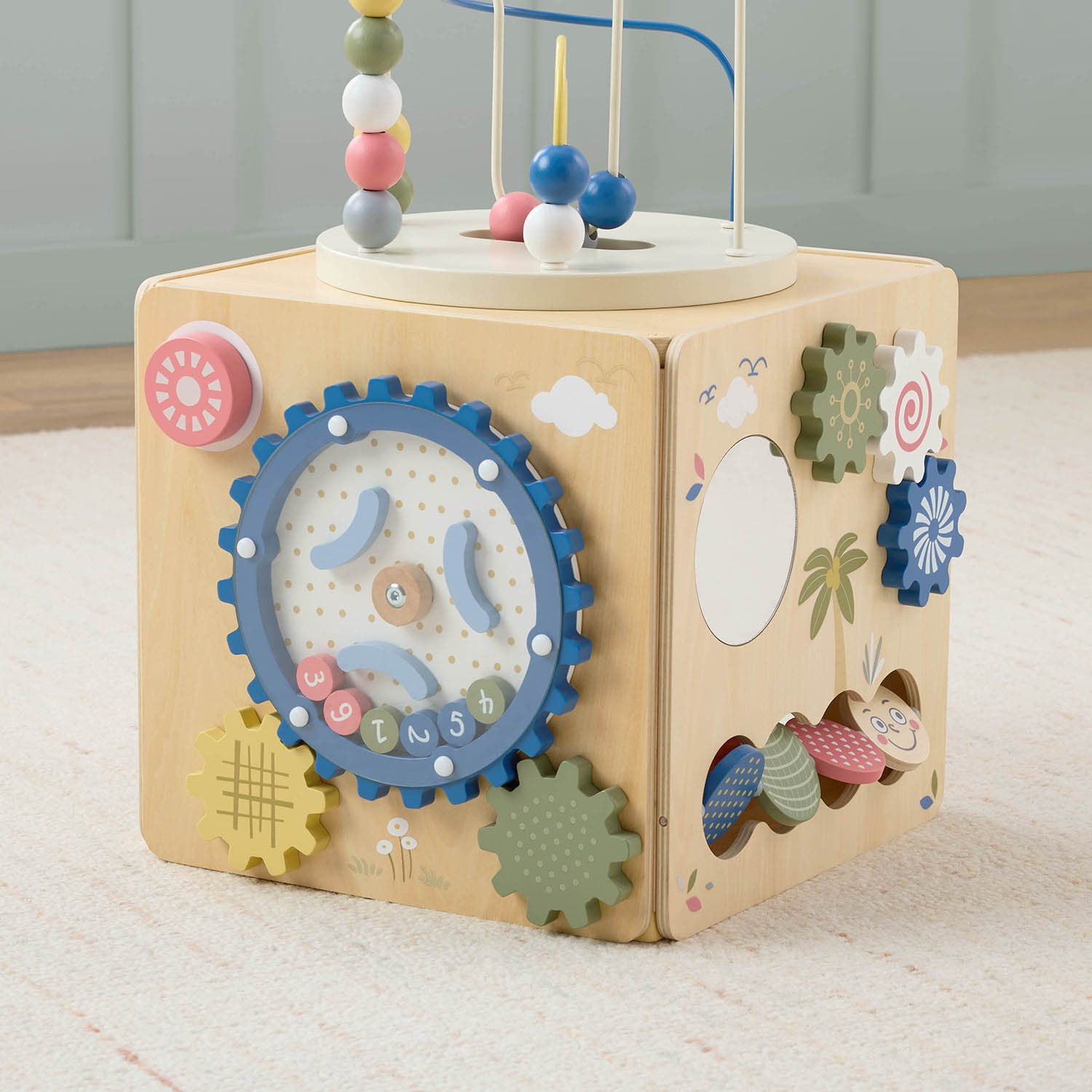 Member's Mark Large Wooden Activity Cube - Image 4