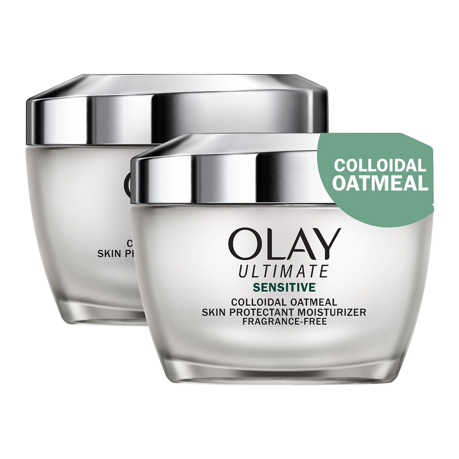 Olay Ultimate Soothing Face Moisturizer for Sensitive Skin, Fragrance-Free, 1.7 oz., 2 pk.